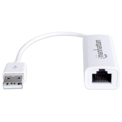 * ADAPTADOR USB A ETHERNET  USB 2.0, RJ-45, MACHO A HEMBRA * 