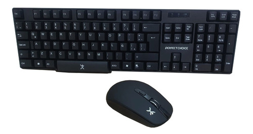 *KIT INALÁMBRICO TECLADO ANTIDERRAMES Y MOUSE PERFECT CHOICE PC-20094 *