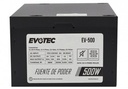 *Fuente de Poder EVOTEC EV-500, Negro, 500 W*