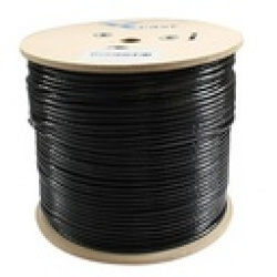 *BOBINA DE CABLE UTP CAT5E GHIA CCA NEGRO 305M P/EXTERIOR CON GEL 1000FT*