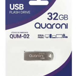 * MEMORIA QUARONI 32 GB USB METALICA  *