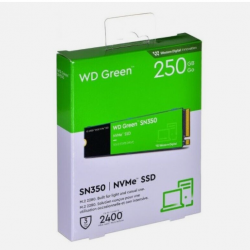 UNIDAD DE ESTADO SOLIDO WESTERN DIGITAL  VERDE SN350 SSD NVMe 250 GB