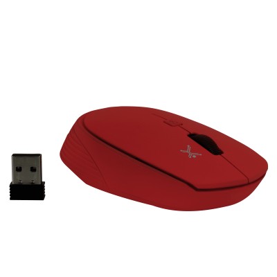 * Mouse Inalámbrico PC-045045, Rojo, Inalámbrico *