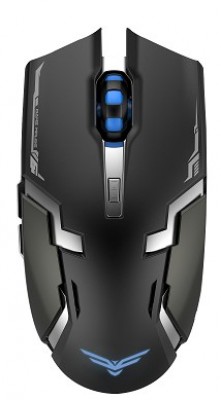 *Mouse Gaming Naceb Technology NA-631, RF inalámbrico, Negro*