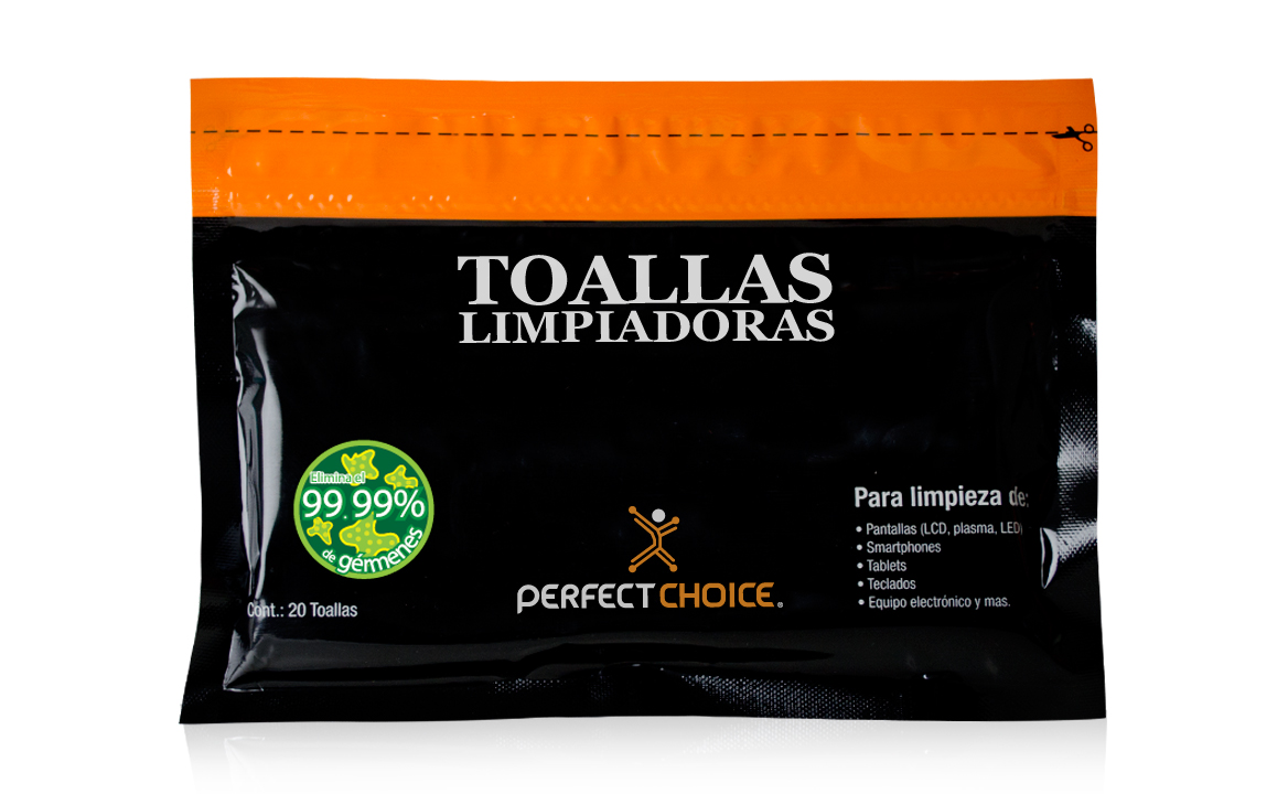 * TOALLAS LIMPIADORAS PERFECT-CHOICE PC-030270 *