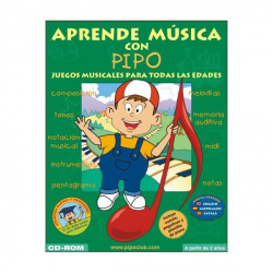 * CD-ROM APRENDE MUSICA CON PIPO *