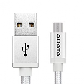 * Cable USB tipo C ADATA ACA2AL-100CM-CSV, USB A, USB C, 1 m, Plata *