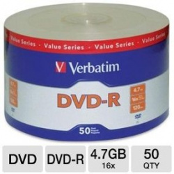 * TORRE VERBATIM DE DVD-R 4.7 GB *