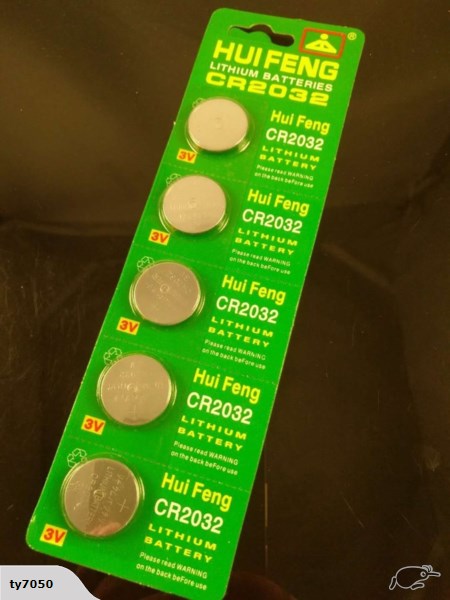 * CR2032 Lithium Coin Cell Battery - 5pk *